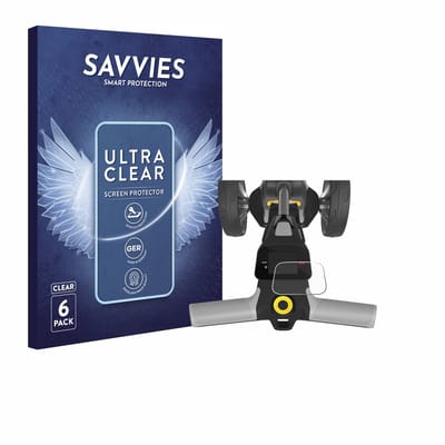 Savvies - Screenprotector voor PowaKaddy CT6 2025 - Folie Beschermfolie transparant 6 Stuks