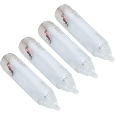 4 stuks Vissen LED Aas Licht Onderwater Aas Lamp Waterdicht Aas Licht Wit met Doos white