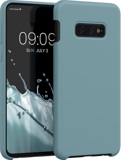 kwmobile telefoonhoesje geschikt voor Samsung Galaxy S10e - Hoesje met siliconen coating - Smartphone case in antieksteen