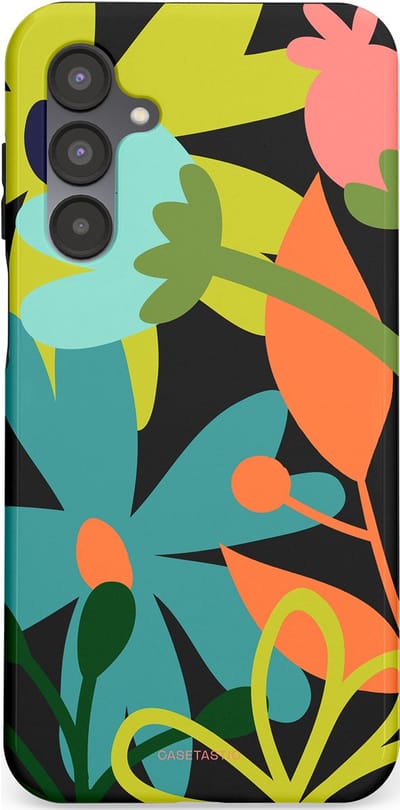 Casetastic Hoesje Geschikt voor Samsung A16 - Stijlvolle Beschermende Duo-layer Case - Botanisch Feest