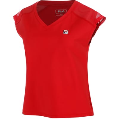 Fila Maria T-shirt Dames-rood