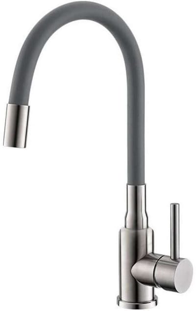 Alveus Mintas - Keukenkraan met flexibele arm, geborsteld rvs/grijs 1144430