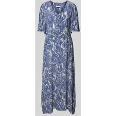 Maxi-jurk met strikceintuur, model 'arona'