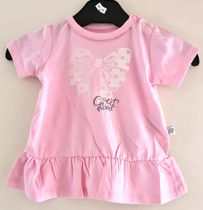 Blue Seven T-shirtje Vlinder met Broek Roze Maat 62