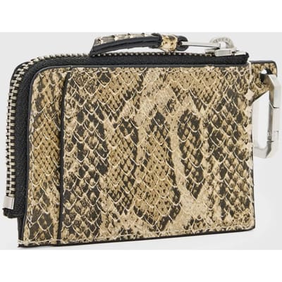 AllSaints Remy Snake Wallet Desert White Taglia: OS | Borse mini Outlet | Donna | Bianco