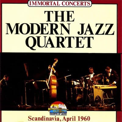 CD MODERN JAZZ QUARTET - Scandinavia April 1960 CD53012 Giants Of Jazz 1990 Italië ObiJazz Gebruikt black