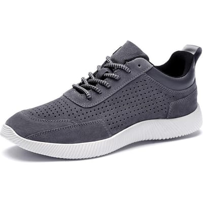 Lente en Zomer Hol Trendy Veelzijdige Heren Sneaker Casual Hardloopschoenen 44 grijze kleur