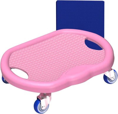 Buikspierwiel - Core Trainer - Thuis Fitness - Stille Werking - 40 x 30 x 30 cm - Roze