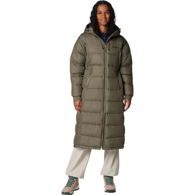 Columbia Pike Lake™ II Long Jacket Women's Outdoorjas - Stone Green - Maat L