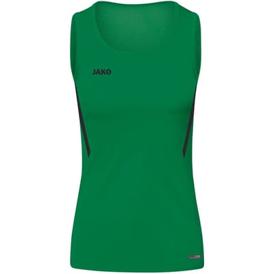 Jako Challenge Tanktop Dames - Sportgroen / Zwart | Maat: 34