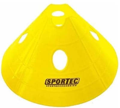 Sportec Afbakenbollen Prof Groot Soft Plastic 10 Stuks Geel