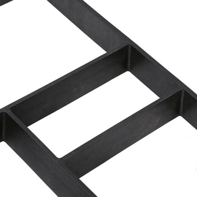 Bestratingsmal Tuinpad - Steenvorm Mal - Tuin Decoratie - 10 Kamers Ontwerp - 45 x 40 cm - Zwart