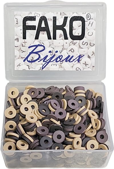 Fako Bijoux - Katsuki Disc Kralen Box - Polymeer Kralen - Surf Kralen - Kleikralen - 6mm - 700 Stuks - Mix 4