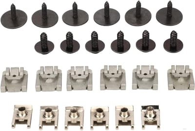 25-delige set motoronderdelen bevestigingsclips en schroeven voor C-Class W203 W204 CL203, vervangingskit voor motorbescherming en carrosserieonderdelen