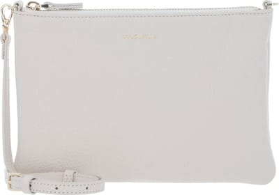 COCCINELLE Leren Schoudertas Best Crossbody Bag Lambskin White Crème