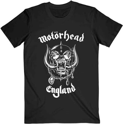 Motorhead - England Kinder T-shirt - Kids tm 10 jaar - Zwart