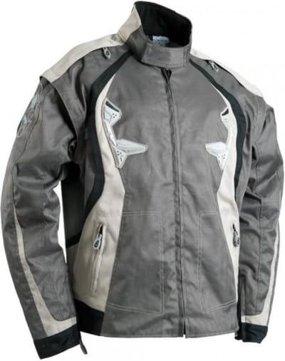 blouson veste grise moto val pour motard moto enduro tt terrain cross neuf