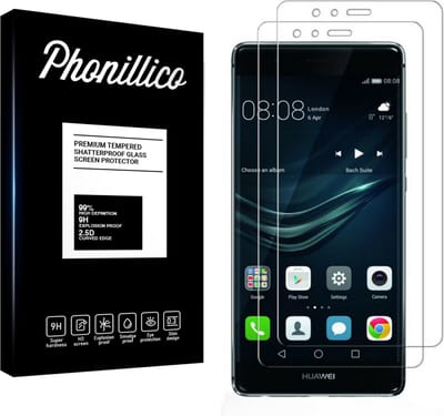 Screenprotector voor Huawei P9 - 2 stuks Beschermglas van glas Transparante glazen schermbeschermfolie