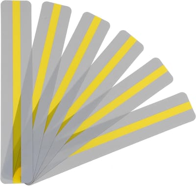 SnelShoppen - Pack van 40 LED Leesstroken, Gele Boekenleggers, Markeer Strips voor Dyslexie, Leeshulpmiddelen voor Kinderen, Leescirkel, ADHS Hulpmidd
