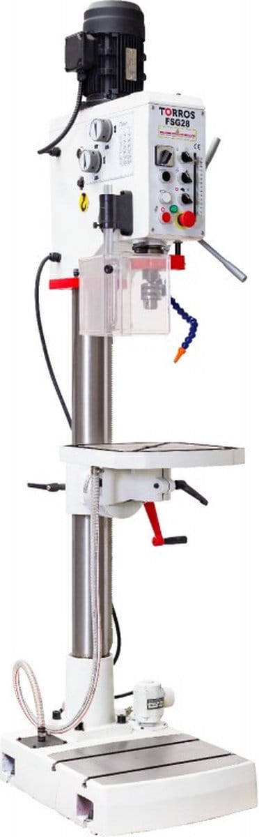 Tandwiel kolomboormachine boren tot ø 28 mm MK3 1,1 kW 400V koelpomp Torros FSG28 400V