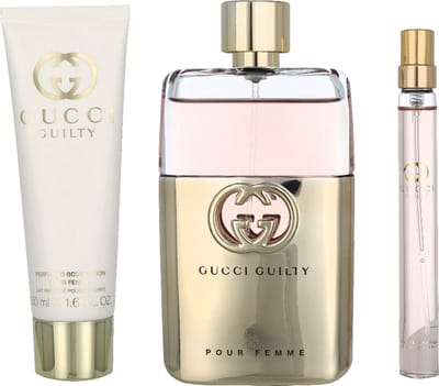 Gucci Guilty 90ml Eau de Parfum 50ml Body Lotion 10ml EDP