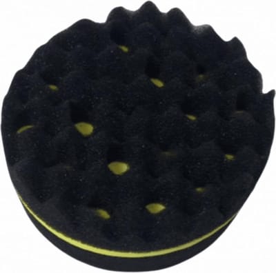 Guardian Beauty Haar Spons - Afro Twist Haar Spons - Haar Twister - Zwart - Geel