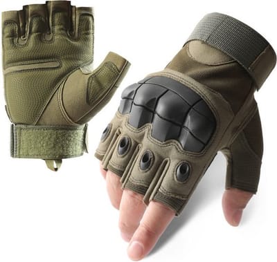 Nixnix® - Zomer Vingerloze Motorhandschoenen - Groen - One size