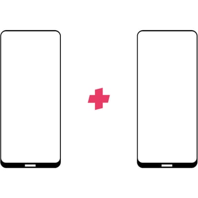 DuoPack: Nokia 8.3 screenprotector gehard glas Edge to Edge