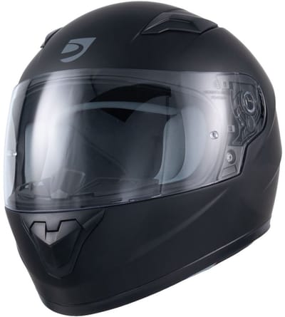 MOTOBLOUZ ORION KIND Integraalhelm - ECE 22.06 gekeurde Helm Scooter, Motor & Brommer - Heren & Dames - Zwarte mat - YXL