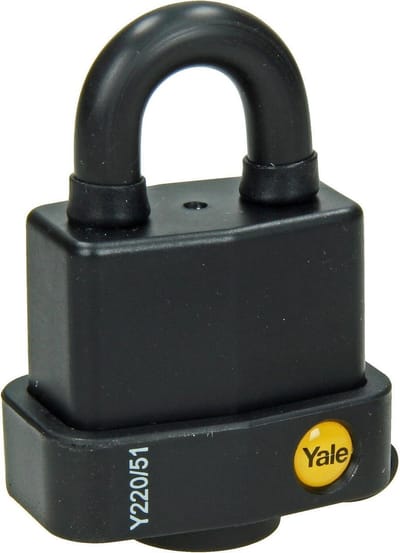 Yale Hangslot gelamineerd staal weerbestendig 51mm – Y220/51