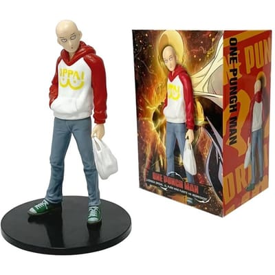 16cm One Punch Man Anime Modèle Sweat à capuche Saitama Figurine d'action Héros de niveau S Diable Genos Figurine PVC Modèle de collection Poupées Jouets
