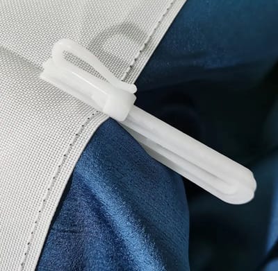 Gordijn haakjes verstelbare plastic inschuif gordijnhaak 5 cm 25 stuks
