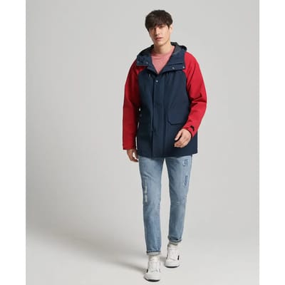 Superdry Vintage Yatching Jas Blauw L Man