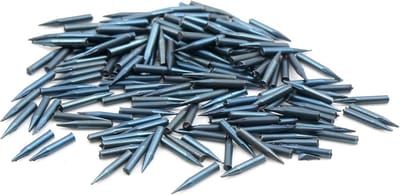 100 Stuks Stalen Spijkers Blauw 1,2 x 10 mm met Platte Kop