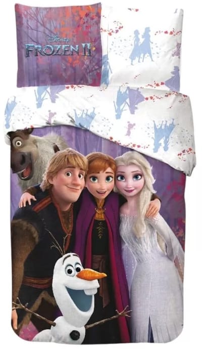 Frozen Dekbedovertrek Magic Team 140 x 200 cm - katoen - 65 x 65 cm