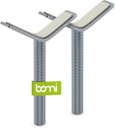 Metalen traphekje 2 stuks met Y-adapter voor trapleuningen