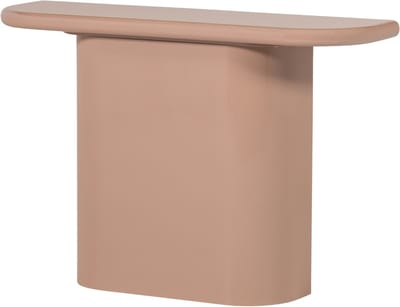 WOOOD Nocta Bijzettafel - Hout - Hoogglans Lichtroze - 81x120x30