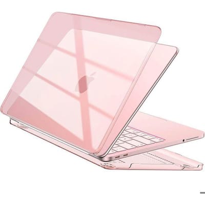Hoesje voor MacBook Neo 13 Inch 2026 A3404, Geventileerde Schokbestendige Antislip Lichtgewicht Bescherming - Roze roze
