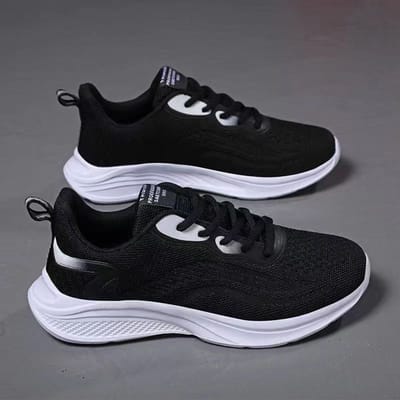 Luxe en populaire superlichtgewicht mesh sport hardloopschoenen lente en herfst modetrend veelzijdige casual schoenen 40 gray