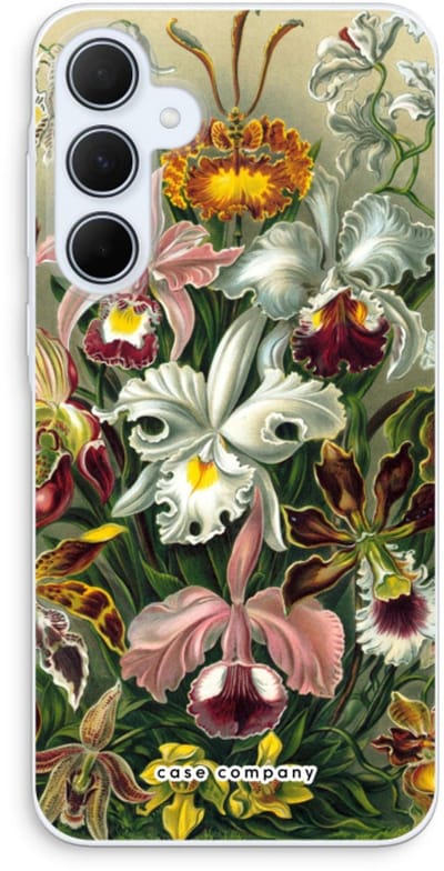 Case Company® - Hoesje geschikt voor Samsung Galaxy A35 hoesje - Haeckel Orchidae - Soft Cover Telefoonhoesje - Bescherming aan alle Kanten en Schermrand
