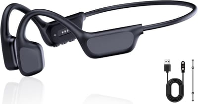 Bone Conduction Headphone - Koptelefoon voor Activiteiten - Draadloos - Bleutooth - Zwart