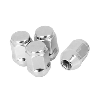 Dailygoods- Wielmoeren Conische Zitting 60° - 4 Stuks - M12x1,25 Schroefdraad - Totale Lengte 34 mm - Gehard Staal - Professionele Installatie Aanbevolen - Moeren