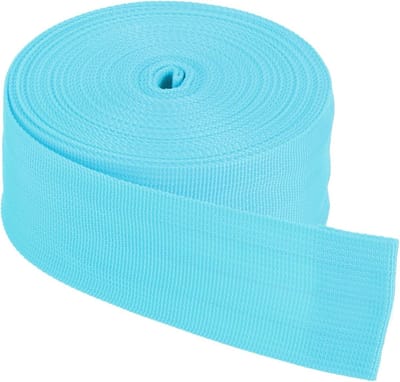 Nylon Riem - Platte Band - DIY Knutselwerk - Sterk Slijtvast - 10 Meter 5 cm - Lichtblauw