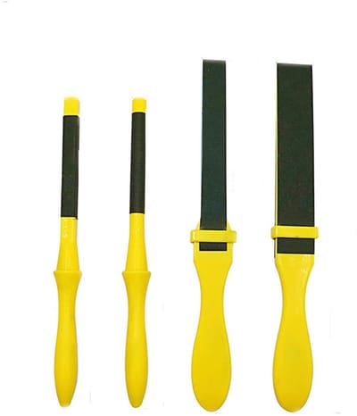 Set van 4 schuurstokken, plastic schuursticks voor handmatig polijsten, ideaal voor hout en metaalbewerking