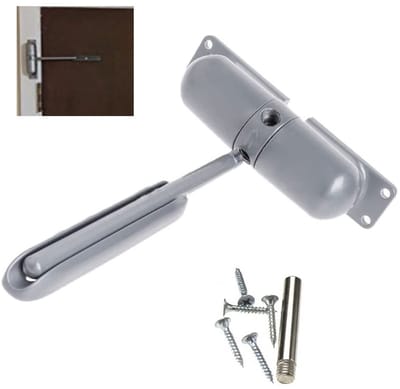 Dailygoods- Deurdranger Automatisch Sluiten - Opbouw Deurdranger - Verstelbare Schroeven - Hoogwaardige Metalen Schaal - Geschikt voor Branddeuren - Eenvoudig te Installeren - Deursluiting