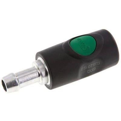 Composiet materiaal DN 7.4 Safety Luchtkoppeling Snelkoppeling met Drukknop 13 mm Slangpilaar