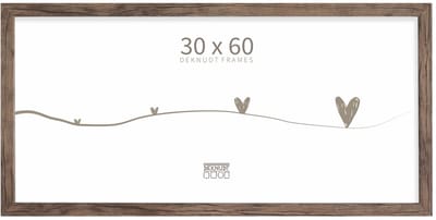 Deknudt Frames fotolijst S45RH3 - bruin - hout - 30x60 cm
