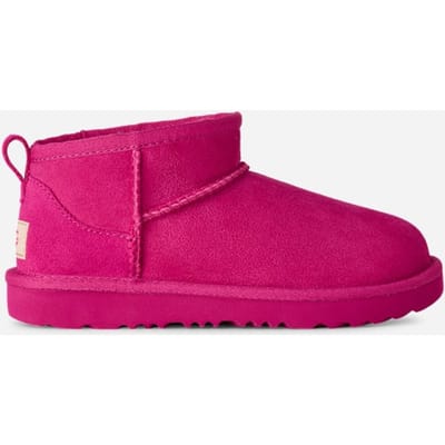 UGG® Classic Ultra Mini-laars in Dark Peony, Maat 35, Dubbelzijdig