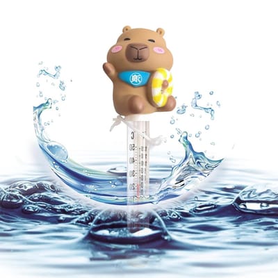 Drijvende Watermeter - Zwembadthermometer Spa Tester - Waterkwaliteit Meten - Duidelijk Afleesbaar Display - 23 x 7 x 6 cm