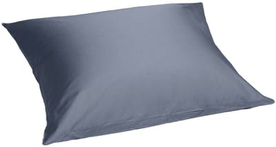 Yumeko dekbedovertrek katoensatijn misty blauw 200x220 + 2/60x70 - Bio, eco & fairtrade